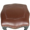 Design Toscano Victorian Rococo Faux Leather Ottoman - 3 of 4