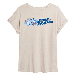 Women's - Star Wars -  Oversized Graphic T-Shirt - 1 of 4