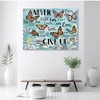 Never Ever Give Up Butterflies Gallery-Wrapped Canvas - 2 of 3