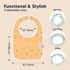 KeaBabies 8-Pack Organic Baby Bibs for Toddler Boys and Girls, Baby Drooling and Teething Bibs for Baby Girls, Boys - 2 of 4