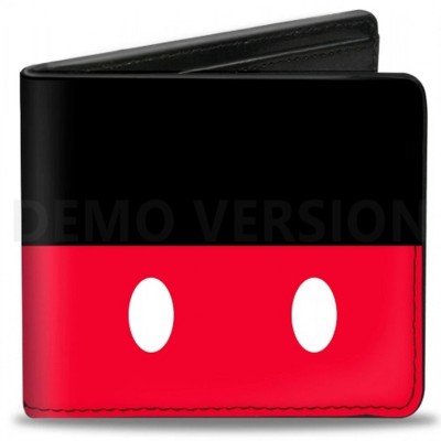 Adult Disney Mickey Mouse Costume Bi-Fold Wallet