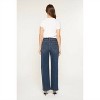 Women's High Rise Loose Fit Straight Leg Jeans - mica denim - 2 of 4