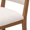 Plank+Beam 24" Counter Height Chair, Set of 2 Solid Wood Modern Kitchen Stools with Cushion - 4 of 4