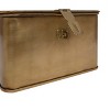 Storied Home Square Decorative Metal Boxes with Lid, Gold, Set of 3 - 4 of 4