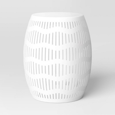 Metal Cutout Round Patio Accent Table - Room Essentials™