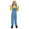 Toddler Despicable Me 2 Minions Bob Halloween Costume Jumpsuit with Hat - 3 of 4