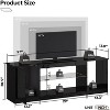 Bestier Modern TV Stand for up to 65" TVs Gaming Entertainment Center with Adjustable Shelves for PS5 - 58 inches - 4 of 4