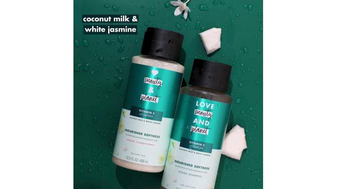 Love Beauty and Planet Coconut Milk and White Jasmine Divine Definition Shampoo - 13.5 fl oz, 2 of 10, play video