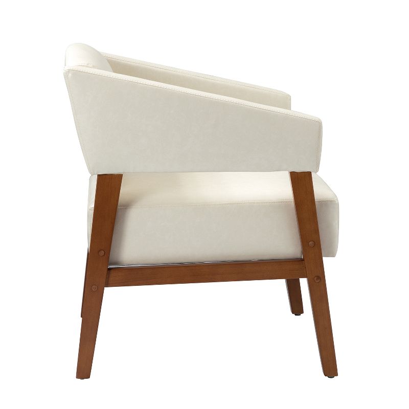Randolf Vegan Leather Armchair with Special Arms | ARTFUL LIVING DESIGN, 3 of 11