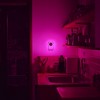 YANSUN 4-Pack 0.6W Plug-In Light Sensor Night Lights, Purple Light (with Purple Shade), No Dimming, US Plug - 2 of 4