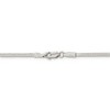 Black Bow Jewelry 2mm Sterling Silver, Round Solid Snake Chain Necklace - 4 of 4