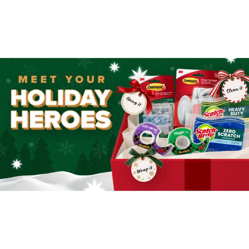 Command, Scotch-Brite and Scotch Holiday Heroes Collection