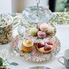 Spode's Morris & Co 3-Tier Cake Stand with Metal Handle, Strawberry Thief & Honeysuckle Design, Porcelain, Centerpiece - Afternoon Tea Dessert Stand - 4 of 4