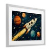 Stupell Industries Soaring Through Space Framed Print Under Glass Art - 2 of 4