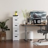 SUXXAN Metal Vertical File Storage Cabinet With 4 Drawer, 4 Lock and Name Card Holder For A4 Letter/legal Size,Assembly Required - 4 of 4