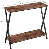 Jojoka Brown Narrow Sofa Tables, Long Console Table for Behind Couch - 3 of 4