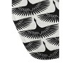 21"x34" Caroline Okun Majestic Crane Memory Foam Bath Rug Black - Deny Designs: Machine Washable, Microfiber, Non-Slip Backing - 3 of 3