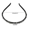 Unique Bargains Women's Bling Unspecified-Shaped Rhinestone Headband 5.31"x0.39" 1 Pc - image 4 of 4