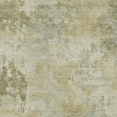 HomeRoots 8' X 10' Sage And Beige Abstract Washable Indoor Outdoor Area Rug