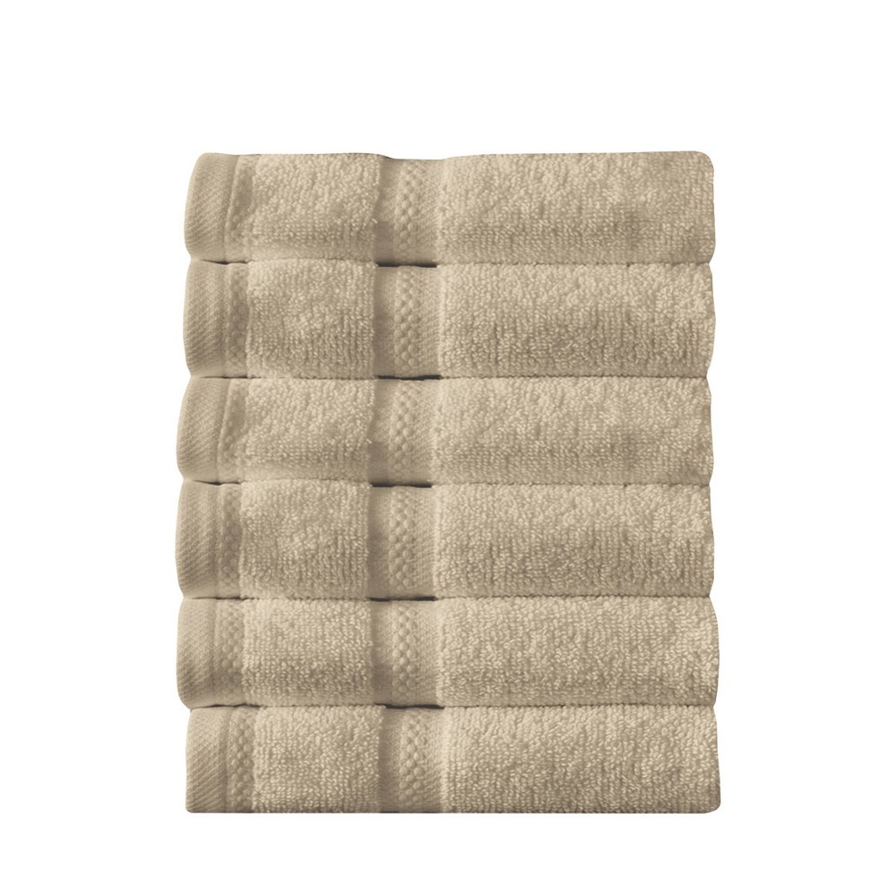 Photos - Towel Arm & Hammer 6pc Performance Washcloth Set Khaki 