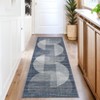 Modern Abstract Stripe Area Rugs For Living Room Bedroom Indoor Low Pile Non Slip Carpet Washable Soft Lightweight Easy Care Carpet Home Decor - 2 of 4