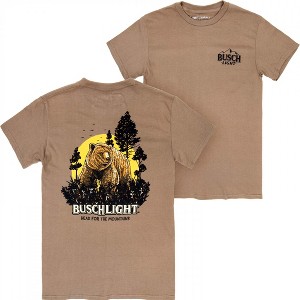 Mens Busch Light Wildlife Bear Front and Back Print T-Shirt - 1 of 4