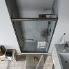 ONWITH 46 in. - 48 in. W x 72 in. H Sliding Framed Shower Door in Oil Rubbed Bronze with Clear Glass - 4 of 4