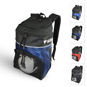 Vizari Titan Soccer Backpack With Ball Compartment and Vented Ball Pocket and Mesh Side Cargo Pockets for Adults and Teens - 1 of 4