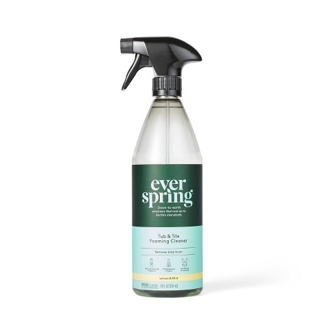 foaming tub + tile cleaner - eucalyptus mint, 28 fl oz