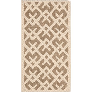 Courtyard CY6915 UV & Stain Resistant Non-Shedding Power Loomed Indoor/Outdoor Rugs - Safavieh - 1 of 4