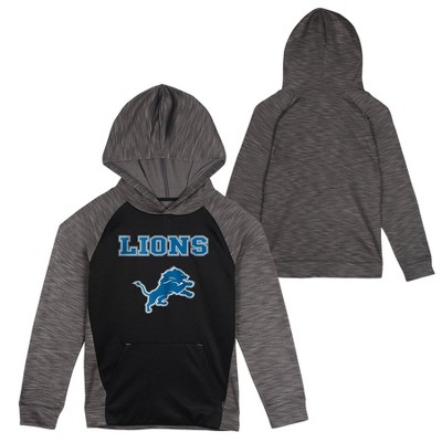 Nfl Philadelphia Eagles Boys' Black/gray Long Sleeve Hooded Sweatshirt :  Target