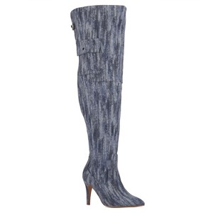 Fashion To Figure Women's Scarlet Thigh High Boot - Wide Width - 1 of 4
