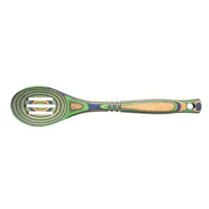 Island Bamboo Pakkawood 12-Inch Slotted Spoon - 1 of 1