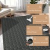 TROPOW Area Rug for Dining Machine Washable Non-Slip Low Pile Carpet Modern Boho Ultra Soft Large Rugs No-Shedding Easy-Clean Contemporary Area Rug - 4 of 4