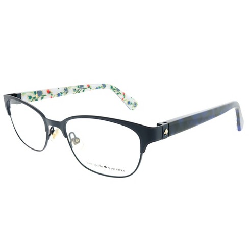 Kate Spade Jbw Womens Rectangle Eyeglasses Blue Havana 51mm : Target