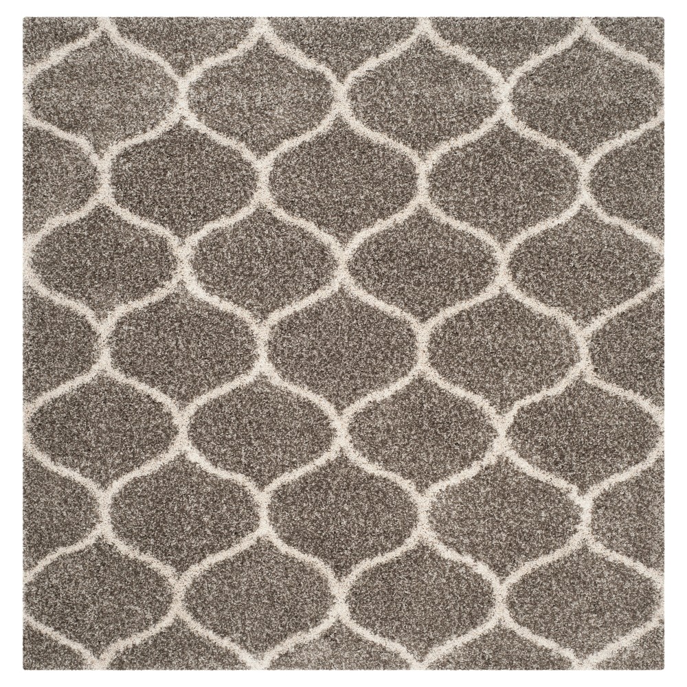 7'x7' Square Kamila Rug Gray/Ivory - Safavieh