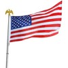 Yescom 7" HandcraFted Gold Eagle Finial Top Paint For 16FT 20' 25' Telescopic Flag Pole Outdoor - 4 of 4