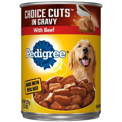 Pedigree Choice Cuts In Gravy with Beef Wet Dog Food - 13.2oz