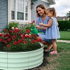 Oval/Round Raised Garden Bed – Large Wave-Shaped Outdoor Planter Box, Galvanized Steel, Open-Ended Base, Spacious Elevated Planter for Gardening - 3 of 4