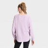 Women's Waffle Henley Long Sleeve Top - JoyLab™ - 2 of 3