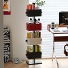 MOEPISY Box Bookshelf (Black And Red)Bedside Shelf Living Room Side Table Placement Shelf Home Corner Placement Shelf - 2 of 4