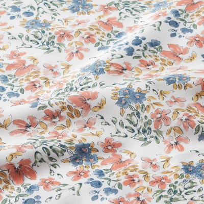 Twin Ditsy Floral Cotton Sheet Set