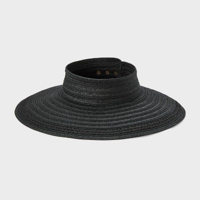 Packable Straw Essential Visor Hat - Shade & Shore™