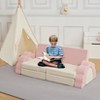 Kids Couch 3PCs Modular Kids Play Couch, Toddler Couch Kids Convertible Sofa Foam Floor Sofa - 2 of 4