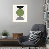 Amanti Art Circle composition 11 by Vitor Costa Wood Framed Wall Art Print - 4 of 4