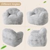 Bean Bag Chair Kids Bean Bag, Super Soft Foam Filled Bean Bag Couch with Armrest Cozy Floor Sofa Gaming Bean Bags for Home Indoor - 4 of 4
