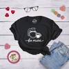 Womens Be Mine Coffee T Shirt Funny Valentines Day Coffee Pot Graphic Novelty Tee For Ladies - Crazy Dog Women's T Shirt - 3 of 4