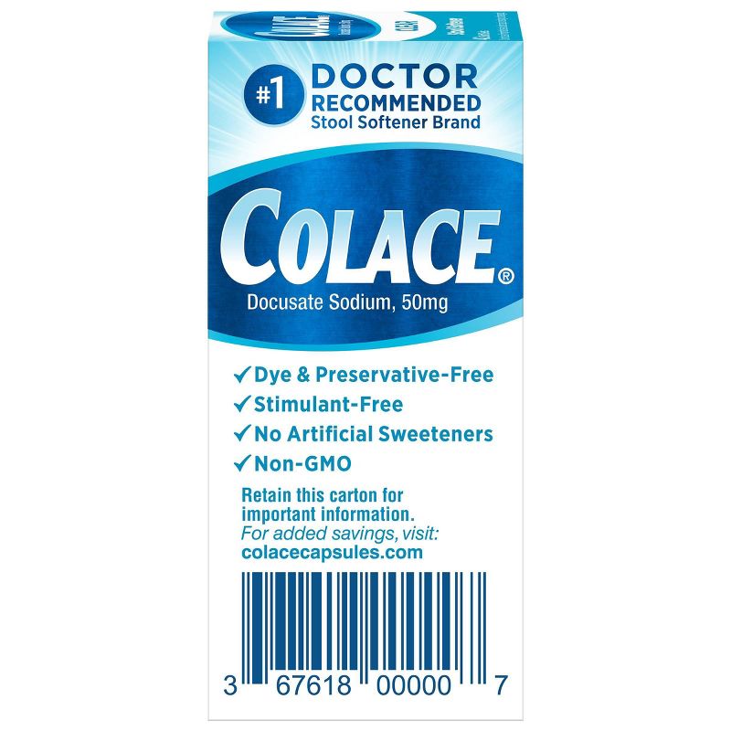 Colace Clear Soft Gels - 42ct, 4 of 5