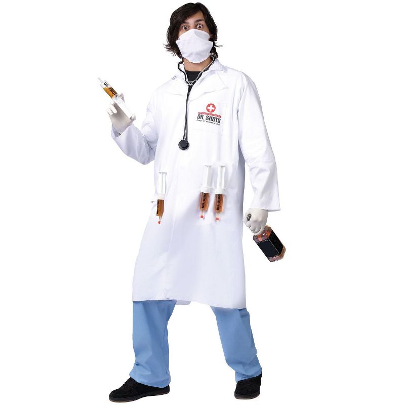 Fun World Dr. Shots Men's Costume, One Size, 1 of 2