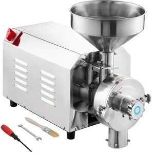 VEVOR Soybean Grinder Commercial Grinding Machine for Spices 2200W Corn Mill Grinder 50 KG/H Stainless Steel Corn Grinder Industrial Flour Milling - 1 of 4